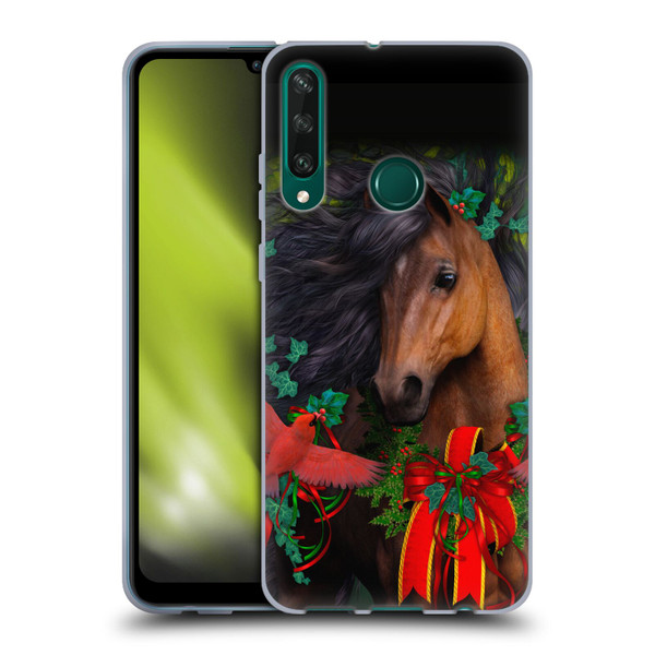 Laurie Prindle Western Stallion A Morgan Christmas Soft Gel Case for Huawei Y6p