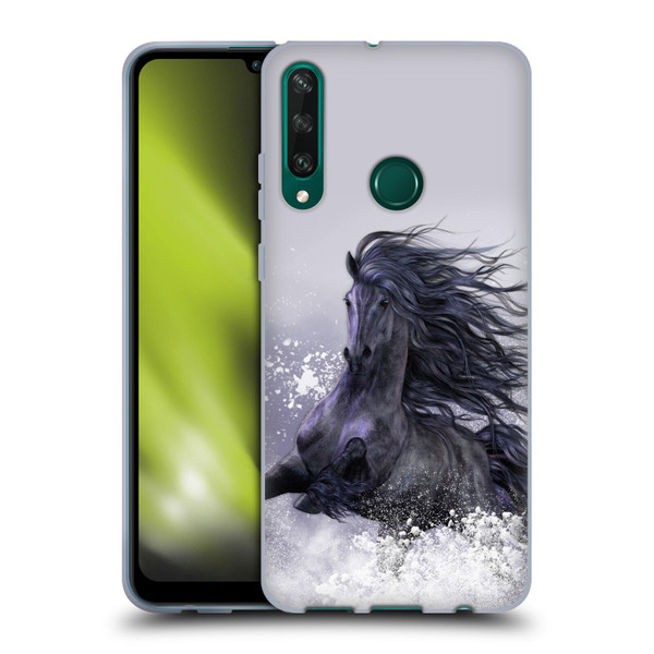 Laurie Prindle Western Stallion Winter Thunder Soft Gel Case for Huawei Y6p