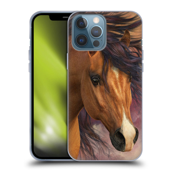 Laurie Prindle Western Stallion Flash Soft Gel Case for Apple iPhone 13 Pro Max