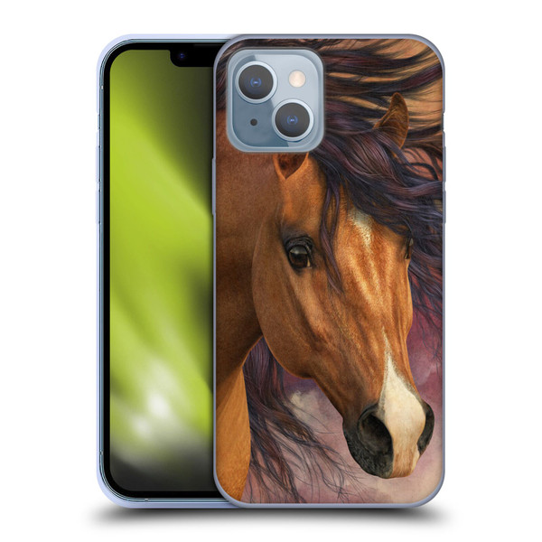 Laurie Prindle Western Stallion Flash Soft Gel Case for Apple iPhone 14