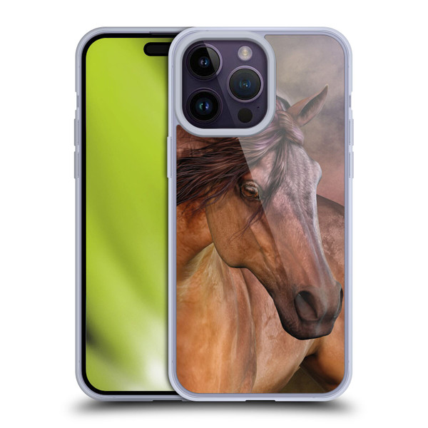 Laurie Prindle Western Stallion Belleze Fiero Soft Gel Case for Apple iPhone 14 Pro Max
