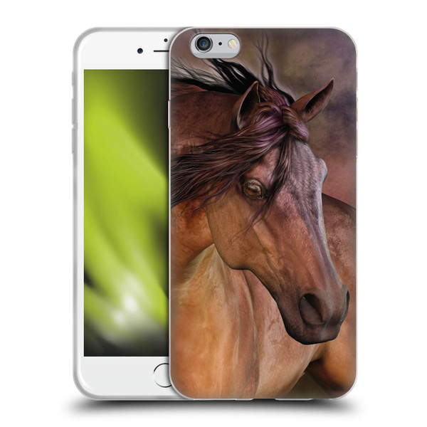 Laurie Prindle Western Stallion Belleze Fiero Soft Gel Case for Apple iPhone 6 Plus / iPhone 6s Plus