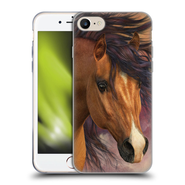 Laurie Prindle Western Stallion Flash Soft Gel Case for Apple iPhone 7 / 8 / SE 2020 & 2022