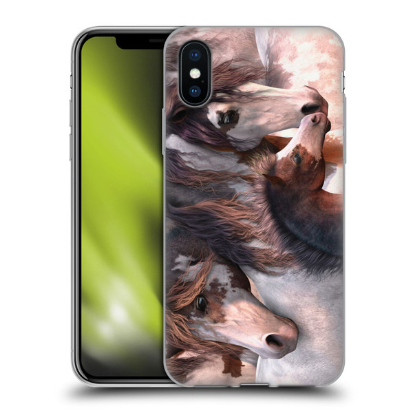 Laurie Prindle Western Stallion Generations Soft Gel Case for Apple iPhone X / iPhone XS