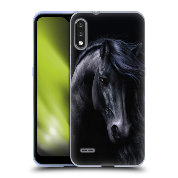 Laurie Prindle Western Stallion The Black Soft Gel Case for LG K22