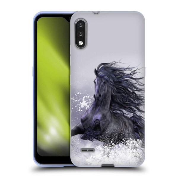 Laurie Prindle Western Stallion Winter Thunder Soft Gel Case for LG K22