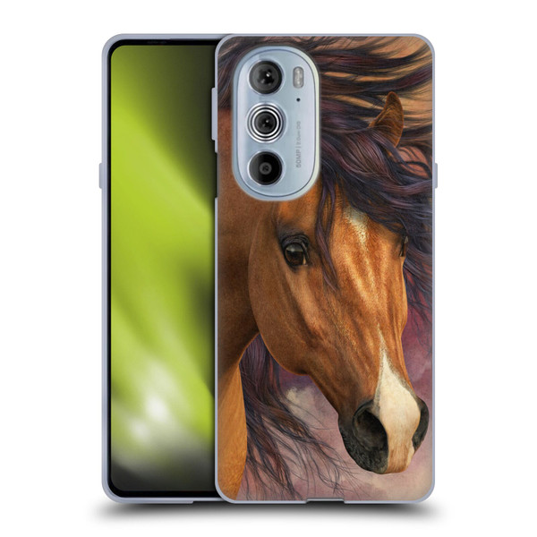 Laurie Prindle Western Stallion Flash Soft Gel Case for Motorola Edge X30