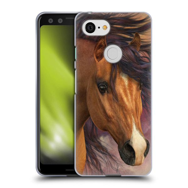 Laurie Prindle Western Stallion Flash Soft Gel Case for Google Pixel 3