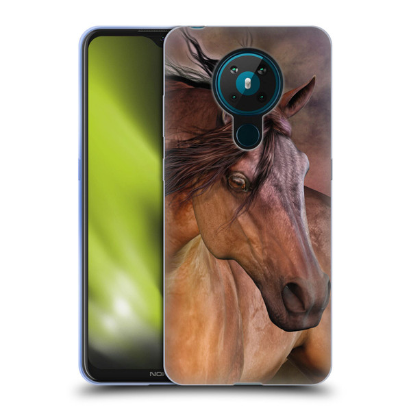 Laurie Prindle Western Stallion Belleze Fiero Soft Gel Case for Nokia 5.3