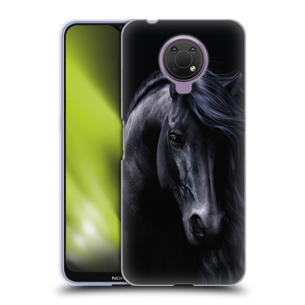 Laurie Prindle Western Stallion The Black Soft Gel Case for Nokia G10