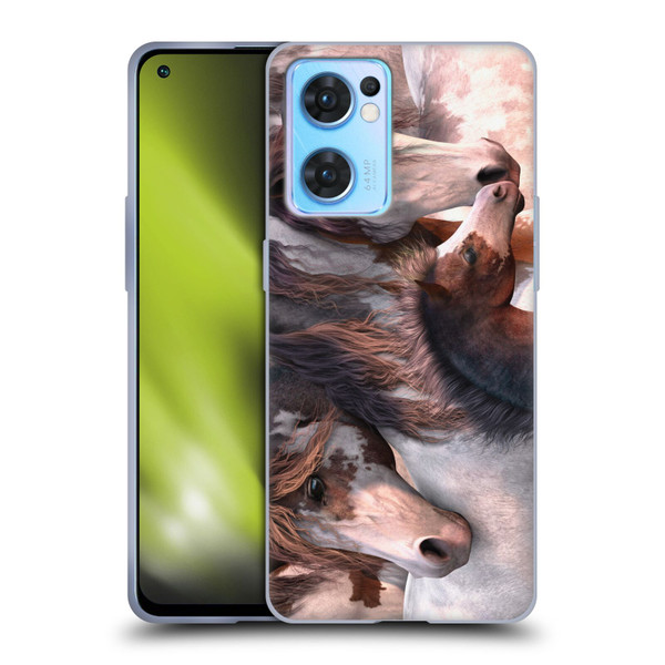 Laurie Prindle Western Stallion Generations Soft Gel Case for OPPO Reno7 5G / Find X5 Lite