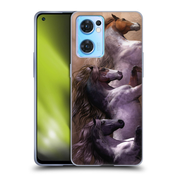 Laurie Prindle Western Stallion Run To Freedom Soft Gel Case for OPPO Reno7 5G / Find X5 Lite