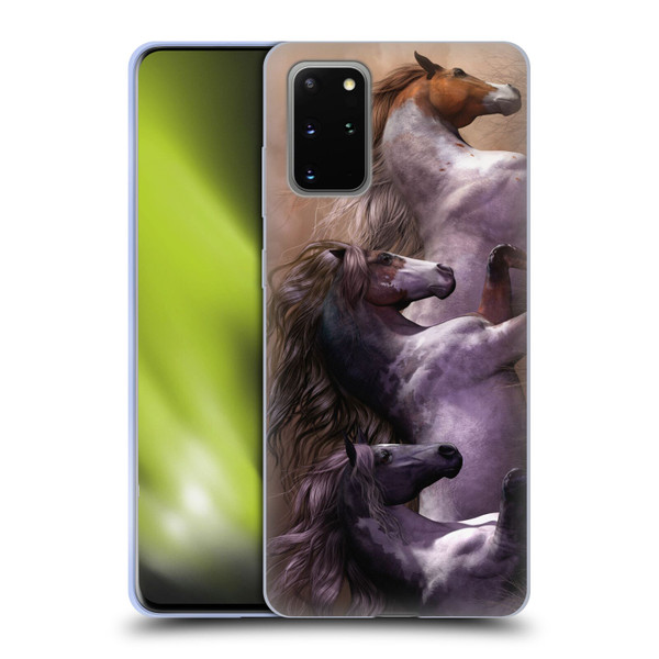 Laurie Prindle Western Stallion Run To Freedom Soft Gel Case for Samsung Galaxy S20+ / S20+ 5G