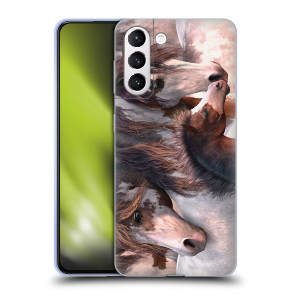 Laurie Prindle Western Stallion Generations Soft Gel Case for Samsung Galaxy S21+ 5G