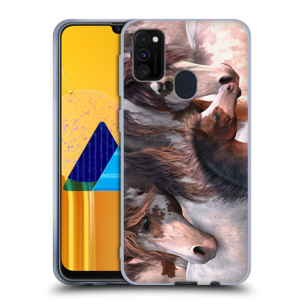 Laurie Prindle Western Stallion Generations Soft Gel Case for Samsung Galaxy M30s (2019)/M21 (2020)