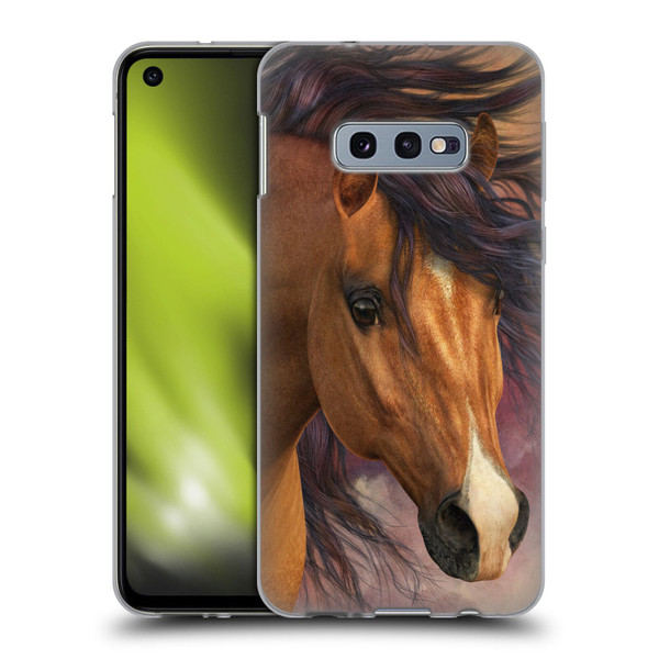 Laurie Prindle Western Stallion Flash Soft Gel Case for Samsung Galaxy S10e
