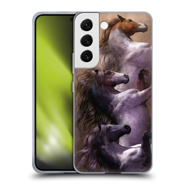Laurie Prindle Western Stallion Run To Freedom Soft Gel Case for Samsung Galaxy S22 5G