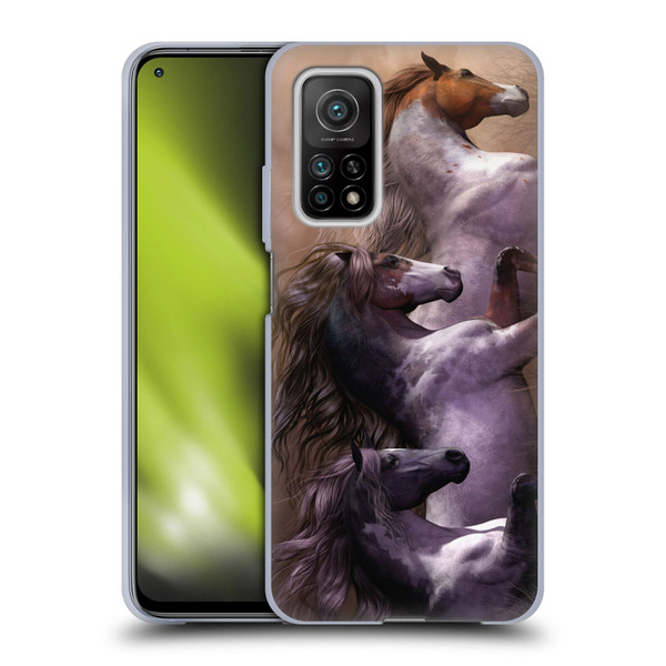 Laurie Prindle Western Stallion Run To Freedom Soft Gel Case for Xiaomi Mi 10T 5G