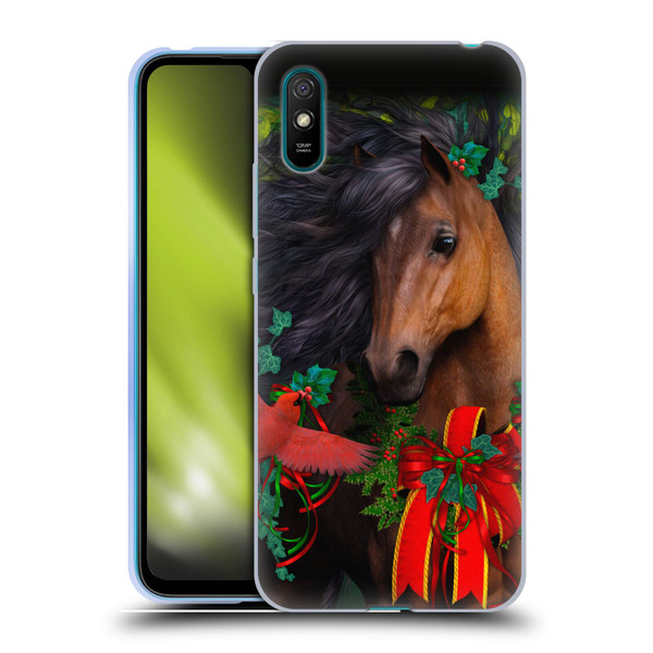 Laurie Prindle Western Stallion A Morgan Christmas Soft Gel Case for Xiaomi Redmi 9A / Redmi 9AT