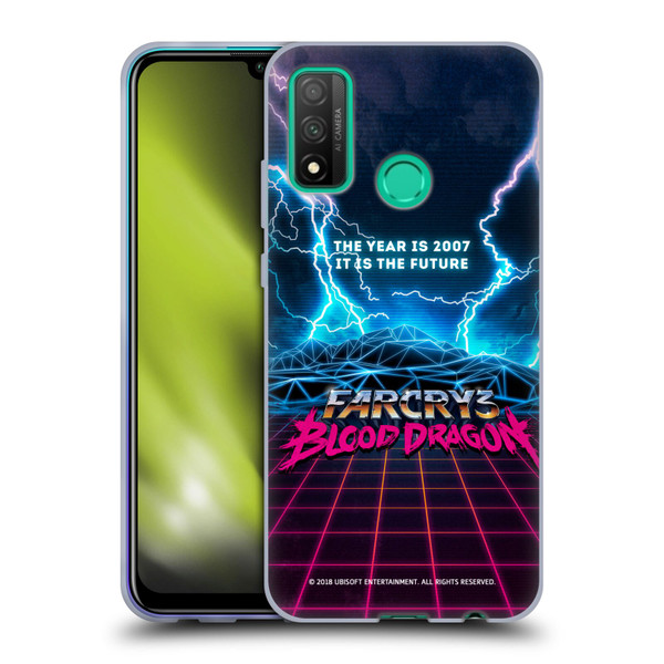 Far Cry 3 Blood Dragon Key Art Logo Soft Gel Case for Huawei P Smart (2020)