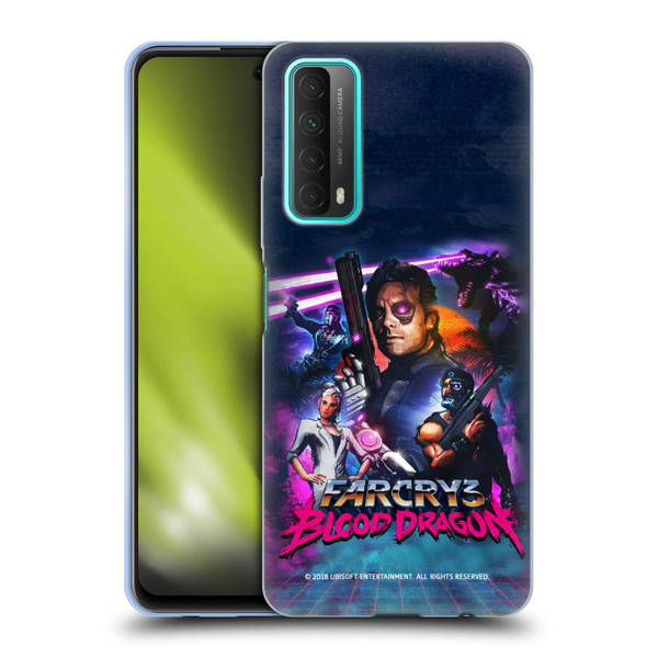 Far Cry 3 Blood Dragon Key Art Cover Soft Gel Case for Huawei P Smart (2021)