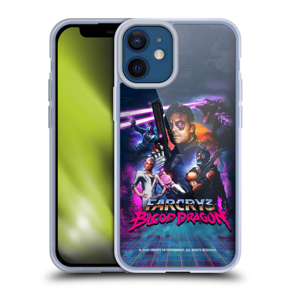 Far Cry 3 Blood Dragon Key Art Cover Soft Gel Case for Apple iPhone 12 Mini