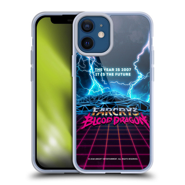 Far Cry 3 Blood Dragon Key Art Logo Soft Gel Case for Apple iPhone 12 Mini