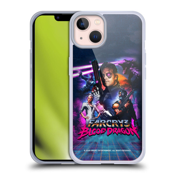 Far Cry 3 Blood Dragon Key Art Cover Soft Gel Case for Apple iPhone 13