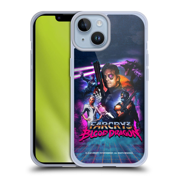 Far Cry 3 Blood Dragon Key Art Cover Soft Gel Case for Apple iPhone 14