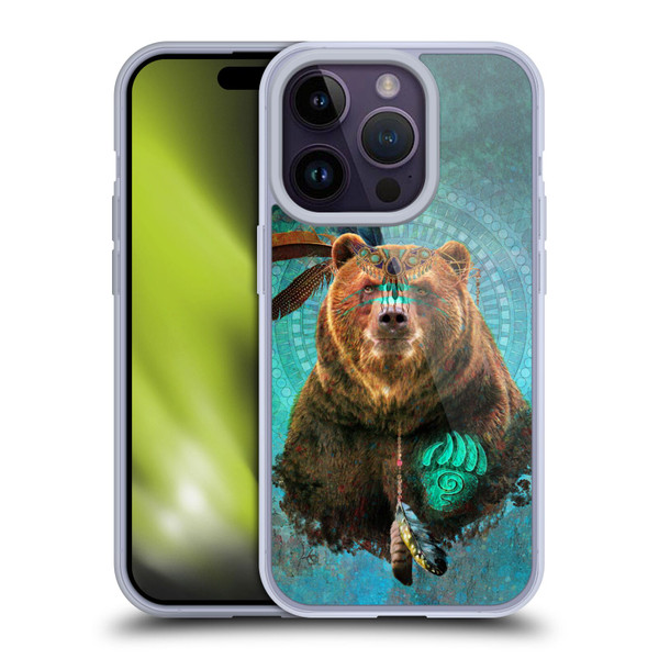 Jena DellaGrottaglia Animals Bear Soft Gel Case for Apple iPhone 14 Pro