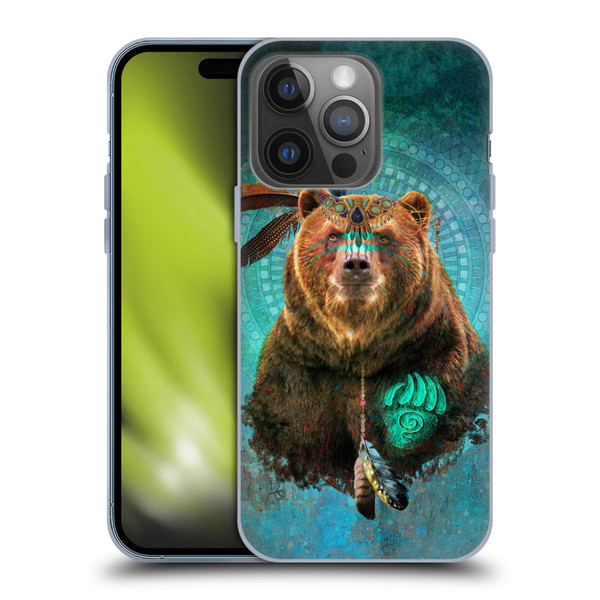 Jena DellaGrottaglia Animals Bear Soft Gel Case for Apple iPhone 14 Pro