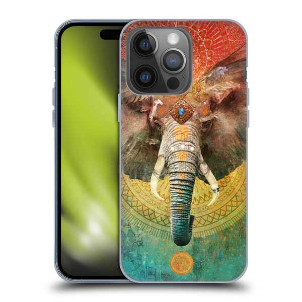 Jena DellaGrottaglia Animals Elephant Soft Gel Case for Apple iPhone 14 Pro