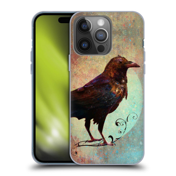 Jena DellaGrottaglia Animals Crow Soft Gel Case for Apple iPhone 14 Pro