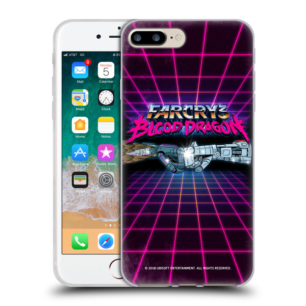 Far Cry 3 Blood Dragon Key Art Fist Bump Soft Gel Case for Apple iPhone 7 Plus / iPhone 8 Plus