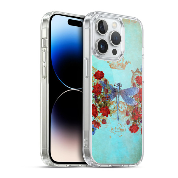 Jena DellaGrottaglia Insects Dragonfly Garden Soft Gel Case for Apple iPhone 14 Pro & MagSafe