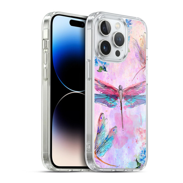 Jena DellaGrottaglia Insects Dragonflies Soft Gel Case for Apple iPhone 14 Pro & MagSafe