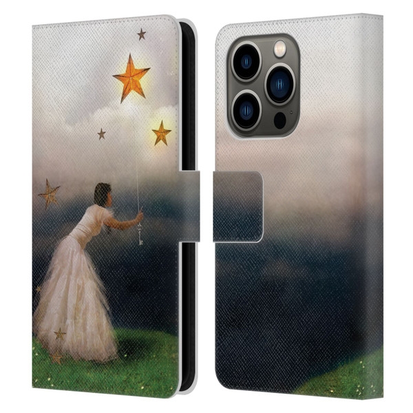 Jena DellaGrottaglia Assorted Star Catcher Leather Book Wallet Case Cover For Apple iPhone 14 Pro