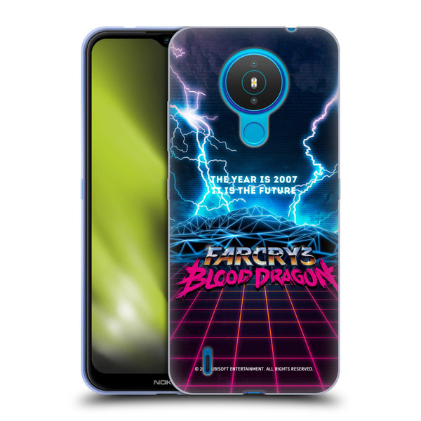 Far Cry 3 Blood Dragon Key Art Logo Soft Gel Case for Nokia 1.4