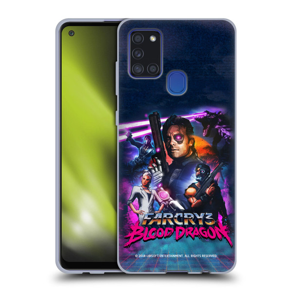 Far Cry 3 Blood Dragon Key Art Cover Soft Gel Case for Samsung Galaxy A21s (2020)