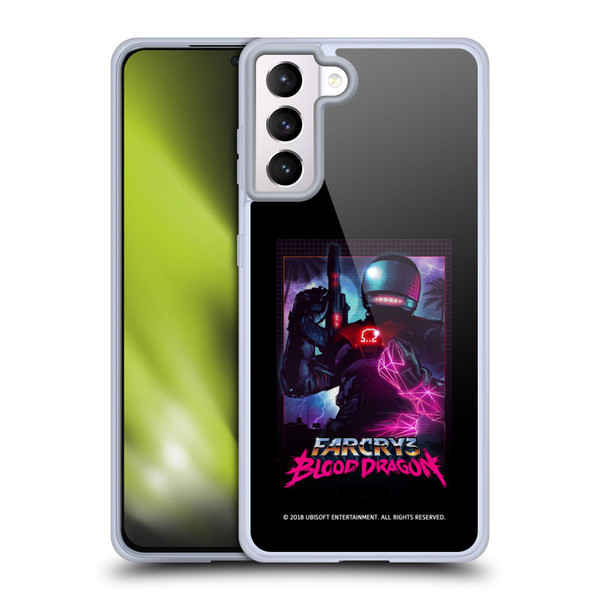 Far Cry 3 Blood Dragon Key Art Omega Soft Gel Case for Samsung Galaxy S21+ 5G