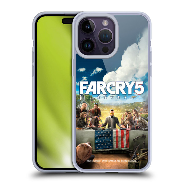 Far Cry 5 Key Art And Logo Main Soft Gel Case for Apple iPhone 14 Pro Max