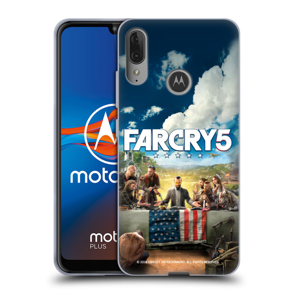 Far Cry 5 Key Art And Logo Main Soft Gel Case for Motorola Moto E6 Plus