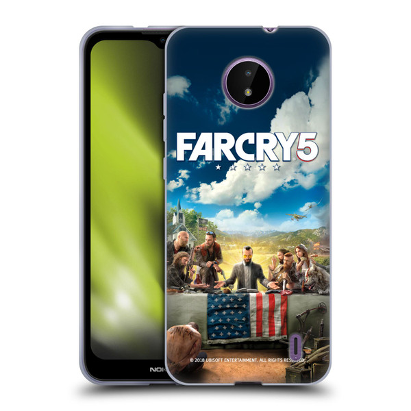 Far Cry 5 Key Art And Logo Main Soft Gel Case for Nokia C10 / C20