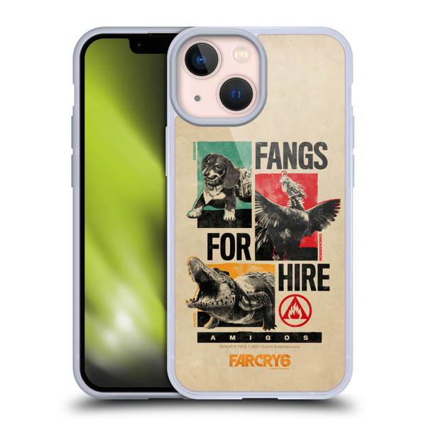 Far Cry 6 Graphics Fangs For Hire Soft Gel Case for Apple iPhone 13 Mini
