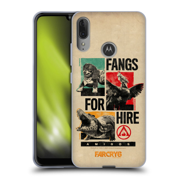 Far Cry 6 Graphics Fangs For Hire Soft Gel Case for Motorola Moto E6 Plus