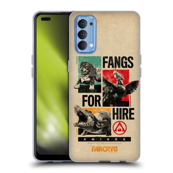 Far Cry 6 Graphics Fangs For Hire Soft Gel Case for OPPO Reno 4 5G
