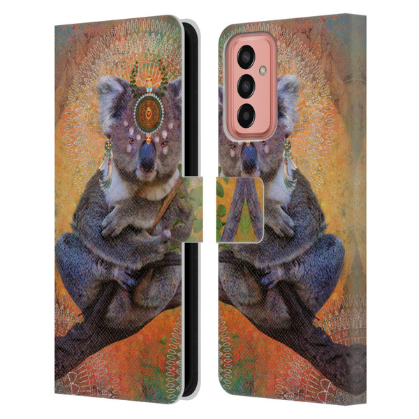 Jena DellaGrottaglia Animals Koala Leather Book Wallet Case Cover For Samsung Galaxy M13 (2022)