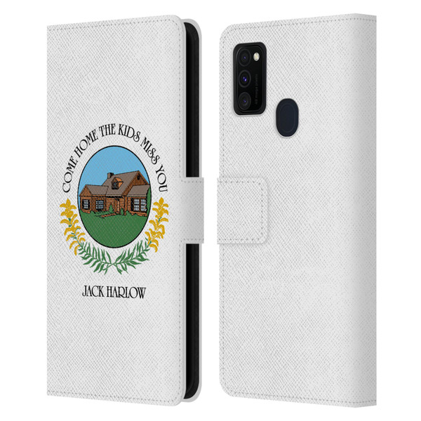 Jack Harlow Graphics Come Home Badge Leather Book Wallet Case Cover For Samsung Galaxy M30s (2019)/M21 (2020)