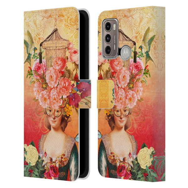 Jena DellaGrottaglia Assorted Put A Bird On It Leather Book Wallet Case Cover For Motorola Moto G60 / Moto G40 Fusion