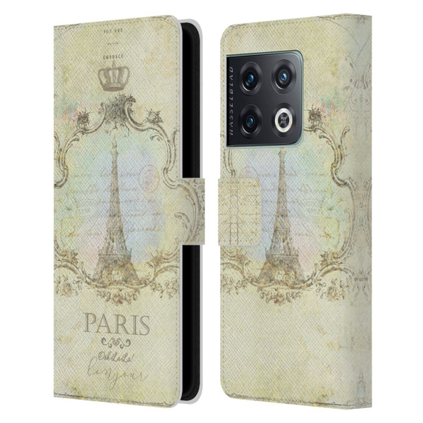 Jena DellaGrottaglia Assorted Paris My Embrace Leather Book Wallet Case Cover For OnePlus 10 Pro